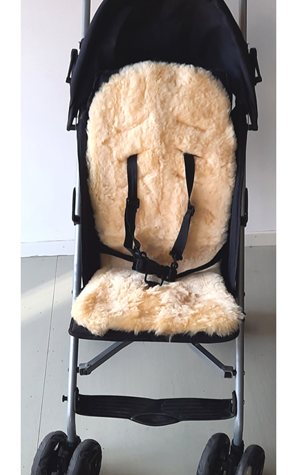 Schapenvacht voor buggy/autostoel