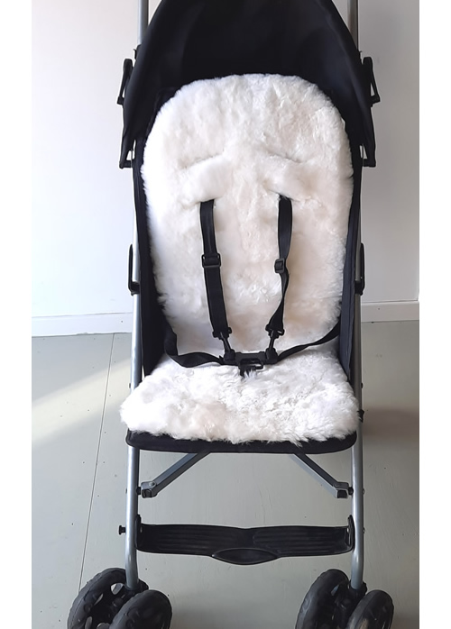 Schapenvacht buggy/autostoel