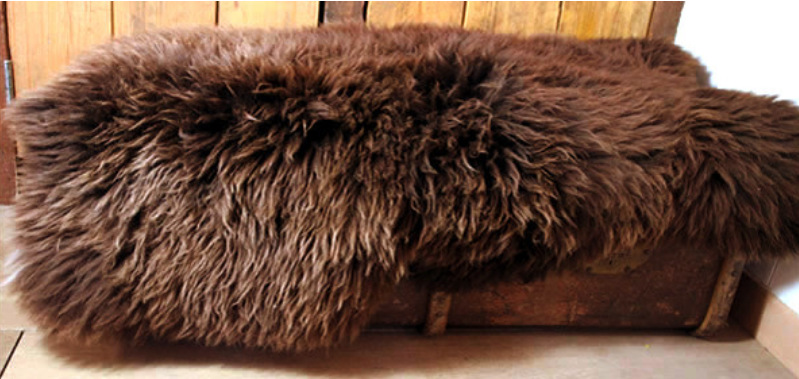 Schapenvacht bruin