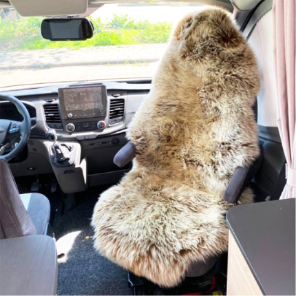 Stoelvacht camper: cappuccino