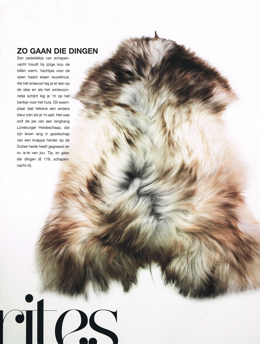 Schapenvacht van Schapenvel.nl in LINDA