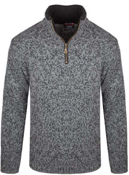 Noorse wollen trui  grijstinten