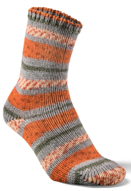 Bonte sokken: oranje